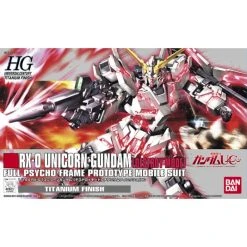 Canadian Gundam HG UC RX-0 Unicorn Gundam (Destroy Mode) Titanium Finish Ver (100)
